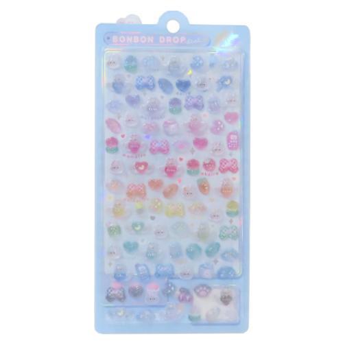 シールシート ボンボンドロップシール ミニ なないろボンボン クーリア