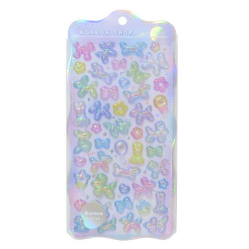 シールシート ボンボンドロップシール オーロラ ばるーんボンボン