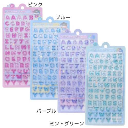 ボンボンドロップシール 文字シール シールシート もじもじボンボン
