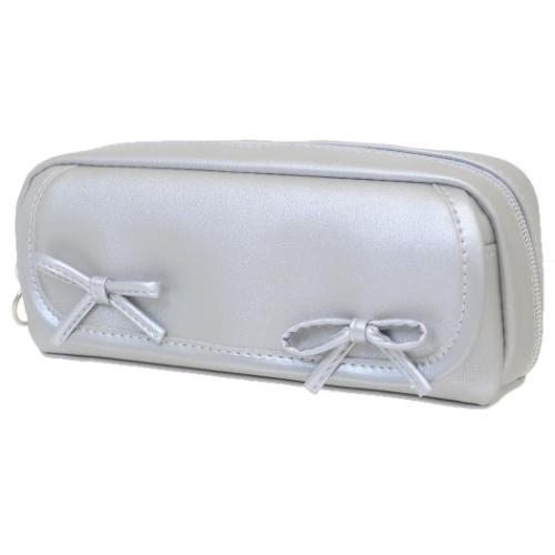 ゆきぽん ★ページ ペンポーチ ペンケース シルバー トレンドスタイル