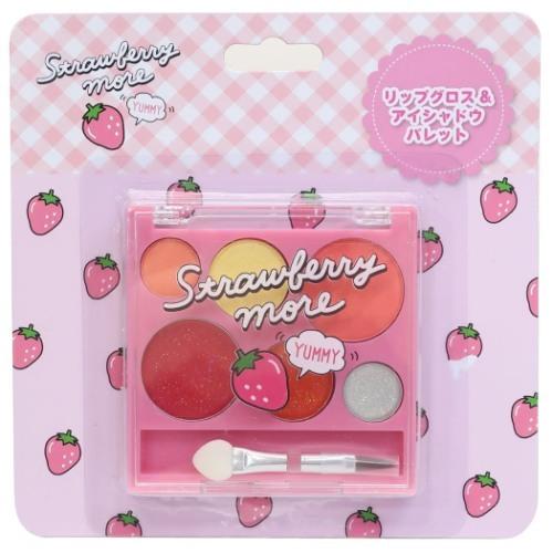 ストロベリー コスメ雑貨 リップグロス アイシャドウパレット レイス 女の子向け かわいい 化粧 メイク キッズコスメ 保育園 幼稚園 小学生 プレゼント Rac 05 雑貨 アートの通販店 ベルコモン 通販 Yahoo ショッピング