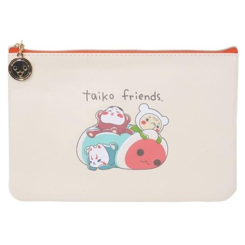 REISS コスメポーチ フラットポーチ 太鼓の達人 taikofriends