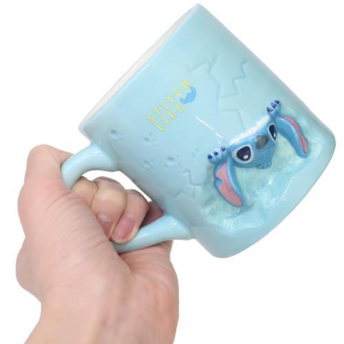 陶磁器製マグ いたずらマグカップ スティッチ Stitch ディズニー サン