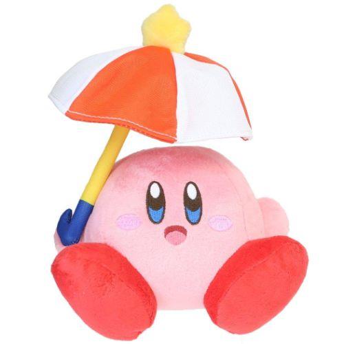 星のカービィ 三英貿易 コピー能力ぬいぐるみ パラソル プラッシュドールS ぬいぐるみ 星のカービィ パラソルカービィ 三英