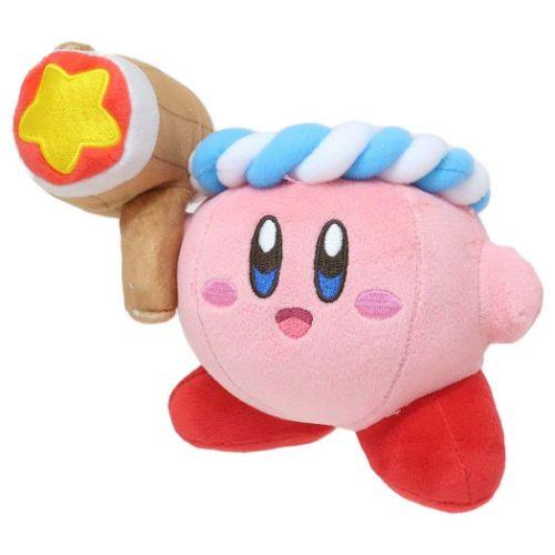 星のカービィ 三英貿易 コピー能力ぬいぐるみ(S) ハンマー ぬいぐるみ プラッシュドールS 星のカービィ ハンマーカービィ 三英