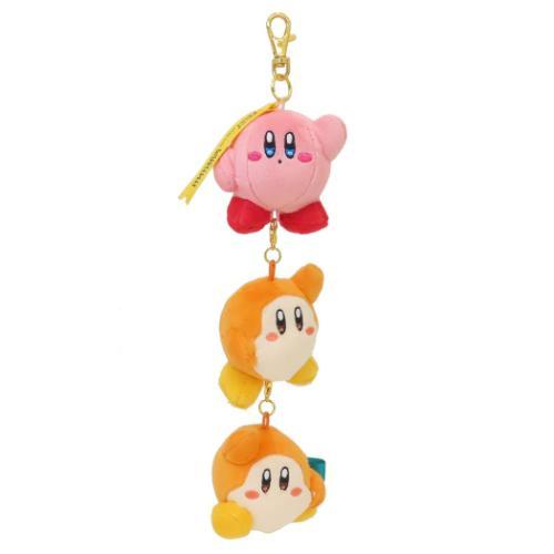 キーホルダー 3連ミニぬいぐるみ 星のカービィ じゅんびたいそう 三英