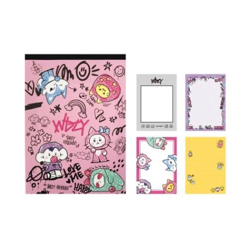 A6 メモ メモ帳 ピンク Wdzy Line Friends エスケイジャパン 4柄100枚綴り キャラクター Sans 雑貨 アートの通販店 ベルコモン 通販 Yahoo ショッピング