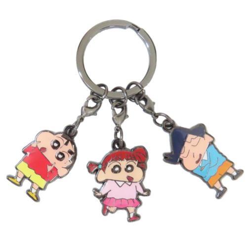 キーホルダー 3連キーリング クレヨンしんちゃん しんちゃん＆ネネ