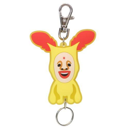キーリング ラバーリールキーホルダー こびとづかん ホトケアカバネ