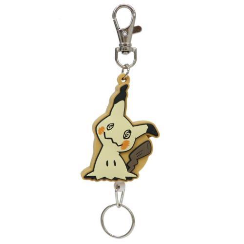 キーリング ラバーリールキーホルダー ポケットモンスター ミミッキュ