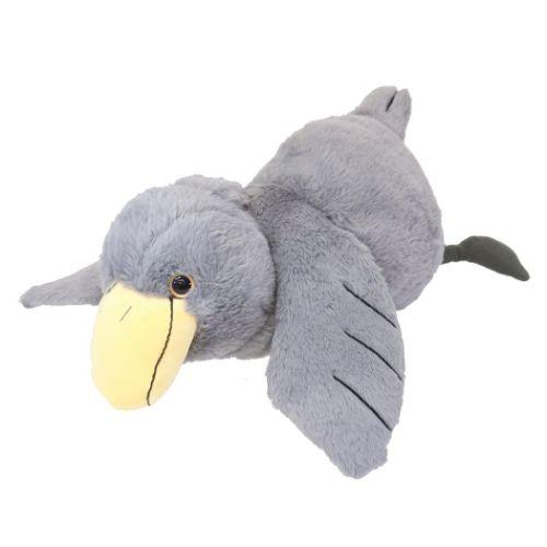 Cushy ぬいぐるみ 動物 アニマルグッズ ハシビロコウ ライトグレー