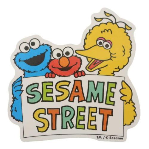 ビッグシール ステッカー セサミストリート 3人 S＆C デコレーション