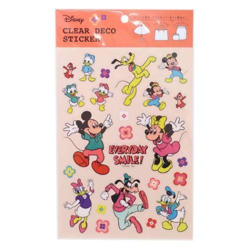 【同梱200円】手作り、ディズニーシール Disney（ディズニー） シールシート クリアデコステッカー ミッキー