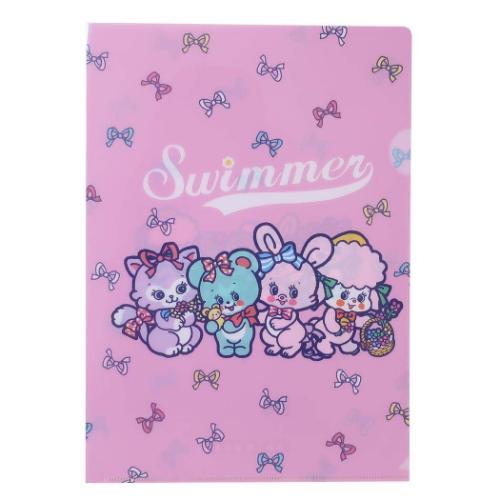 クリアフォルダー A4シングルクリアファイル スイマー SWIMMER S＆C 新