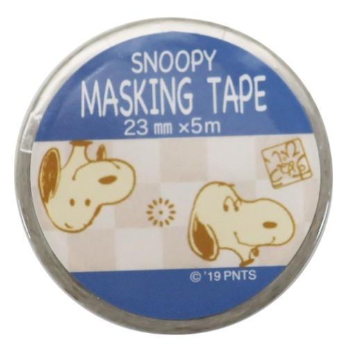 SNOOPY（スヌーピー） マスキングテープ 23mm マステ フェイス S＆C