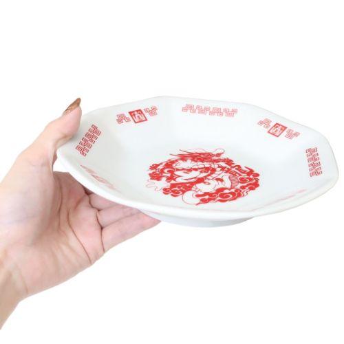 中皿 八角チャーハン皿 ディズニー ミッキーマウス おうち中華 三郷