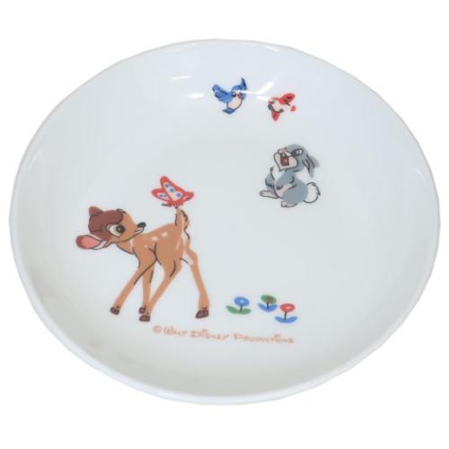 中皿 17cmプレート ディズニー バンビ 復刻アート1963 三郷陶器 レンジ