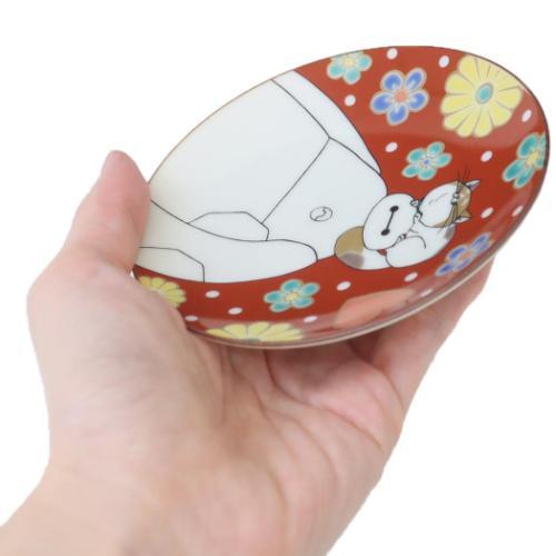小皿 九谷焼豆皿 ベイマックス ディズニー 三郷陶器 爆買 : 雑貨