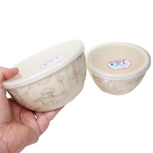 三郷陶器 保存容器 レンジパック2点セット LM くまのプーさん