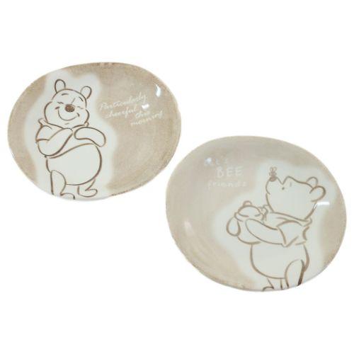 三郷陶器 ギフト食器 ペアオーバルプレートセット ディズニー くまの