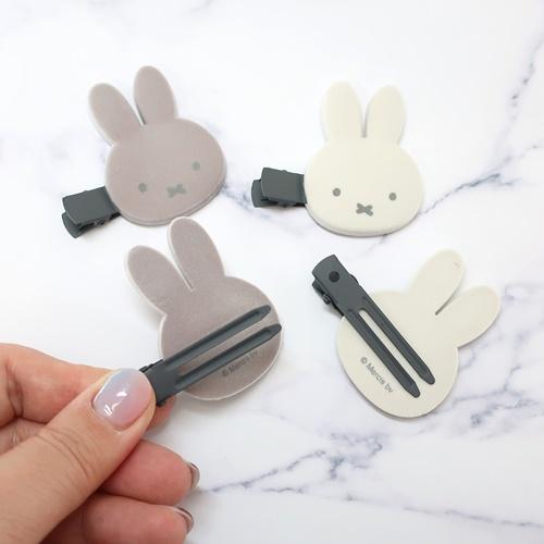 ヘアアクセ フロッキーダイカット前髪クリップ ミッフィー ディック