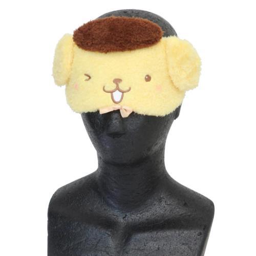 ポムポムプリン もこもこアイマスク 旅行用品 もこもこアイマスク ポムポムプリン 粧美堂 サンリオ 睡眠