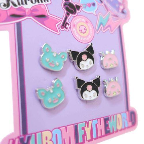 アクセサリー SA6Pピアス クロミ SILVER サンリオ 粧美堂 : 雑貨 アクセサリー SA6Pピアス クロミ SILVER サンリオ 粧美堂 : 雑貨