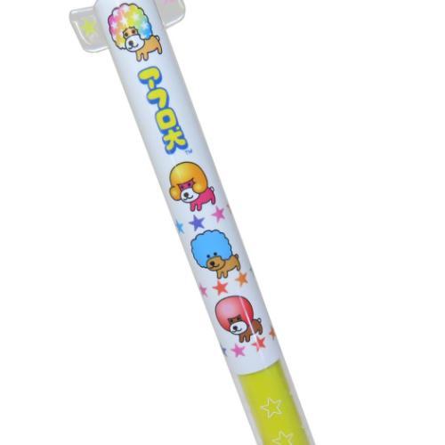 黒赤2色ボールペン mimiペン アフロ犬 サンエックス funbox 文具