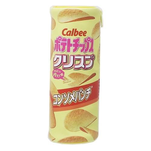 ペンケース 円筒 ペンポーチ ポテトチップスクリスプ コンソメパンチ サカモト おやつマーケット Skm 雑貨 アートの通販店 ベルコモン 通販 Yahoo ショッピング