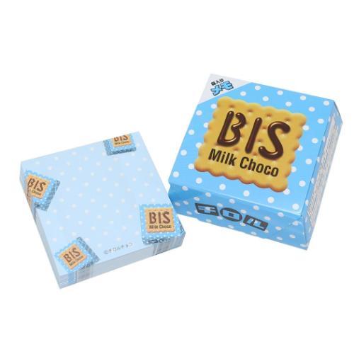 メモ帳 箱メモ チロルチョコ ビス ブルー お菓子パッケージ funbox