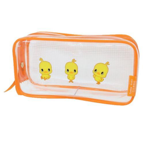 ペンポーチ クリアポーチ チキンラーメン オレンジ ひよこちゃん