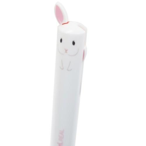 うさぎ mimi ペン 黒 赤 2色ボールペン REALシリーズ ver2 サカモト