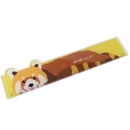 Mimi Ruler レッサーパンダ どうぶつ耳付き 定規 アニマル サカモト 16 3 7cm 新学期準備雑貨 Skm 雑貨 アートの通販店 ベルコモン 通販 Yahoo ショッピング