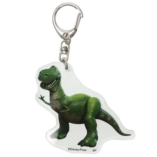 プレゼント ダイカット アクリル キーホルダー レックス トイストーリー 4 ディズニー スモールプラネット バッグチャーム