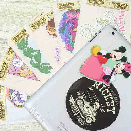 Disney（ディズニー） アウトドアステッカー ビッグシール わんわん