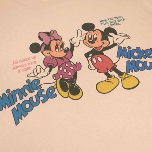 Tシャツ T-SHIRTS ディズニー ミッキー＆ミニー ロゴ Lサイズ XLサイズ