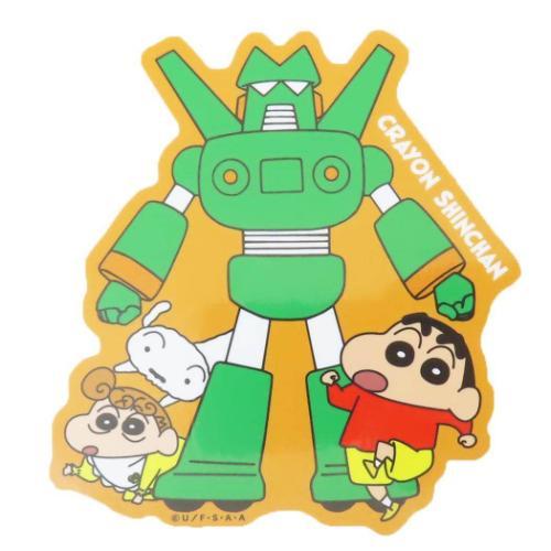 アウトドアステッカー ビッグシール クレヨンしんちゃん カンタムロボ