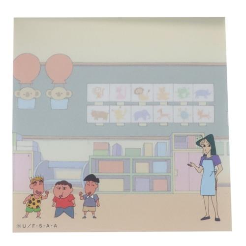 スクエア メモ メモ帳 クレヨンしんちゃん ふたば幼稚園 スモールプラネット 4柄100枚綴り Sm Kyst2650 雑貨 アートの通販店 ベルコモン 通販 Yahoo ショッピング