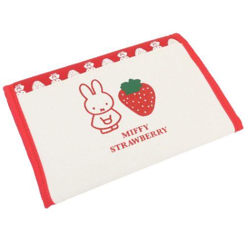 母子手帳ケース じゃばらマルチポーチ MIFFY STRAWBERRY ストロベリー