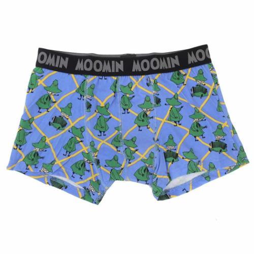 男性用下着 ボクサーブリーフ スナフキン チェック ムーミン 北欧