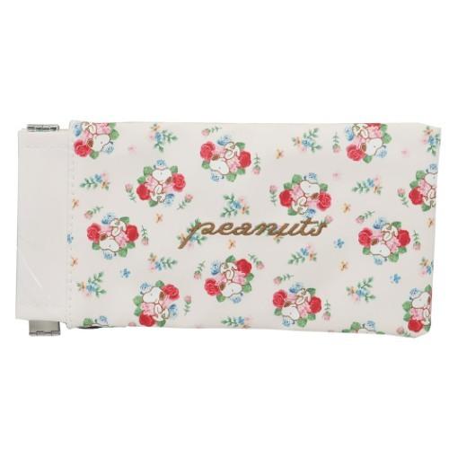 ばね口 ソフト メガネケース 眼鏡ケース フラワーシリーズ ホワイト スヌーピー ピーナッツ スモールプラネット プレゼント キャラクター Sm Snap34 雑貨 アートの通販店 ベルコモン 通販 Yahoo ショッピング