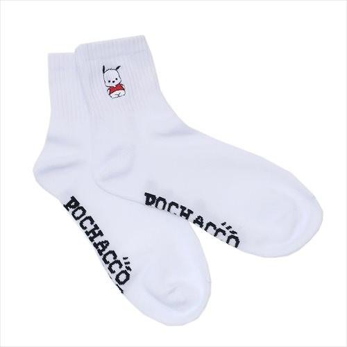 女性用白靴下 レディースワンポイント刺繍ソックス ポチャッコ サンリオ スモールプラネット 22 24cm Sm Srsoc1260 雑貨 アートの通販店 ベルコモン 通販 Yahoo ショッピング