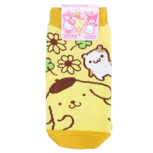 ポムポムプリン キッズソックス 子供用 靴下 サンリオ フェイス