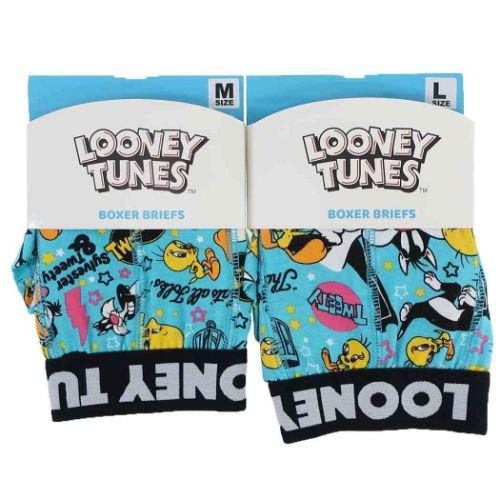 男性用下着 ボクサーブリーフ ルーニーテューンズ LOONEY TUNES トゥイーティー＆シルベスター スモールプラネット ギフト雑貨 メンズインナー キャラクター｜velkommen｜04