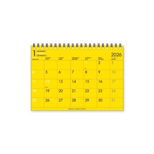 30%OFF】2026Calendar 卓上カレンダー2026年 B6卓上 カラー
