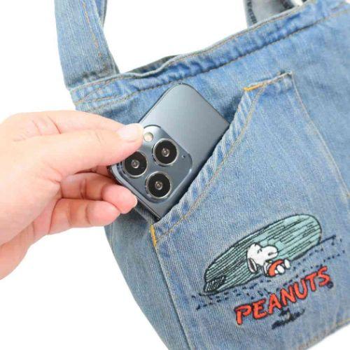 スヌーピーデニムテント DELI ROOTOTE 8385 IP.デリ.デニム.PEANUTS-9N スヌーピー