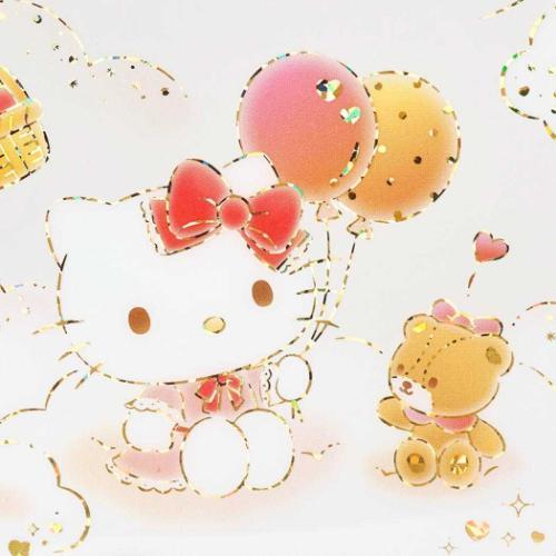 グリーティングカード KT クリア CL1-6 ハローキティ Sanrio 透明