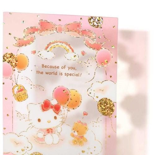 グリーティングカード KT クリア CL1-6 ハローキティ Sanrio 透明