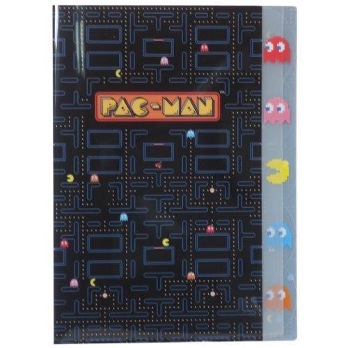 クリアファイル 5ポケット クリアーホルダー ゲームキャラクター パックマン ブラック サンスター文具 事務用品 Ssb 雑貨 アートの通販店 ベルコモン 通販 Yahoo ショッピング
