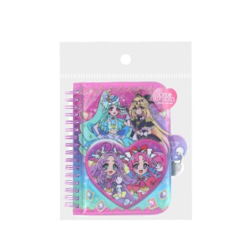 鍵付きミニノート キラキラはーとな手帳 名探偵プリキュア！ サン